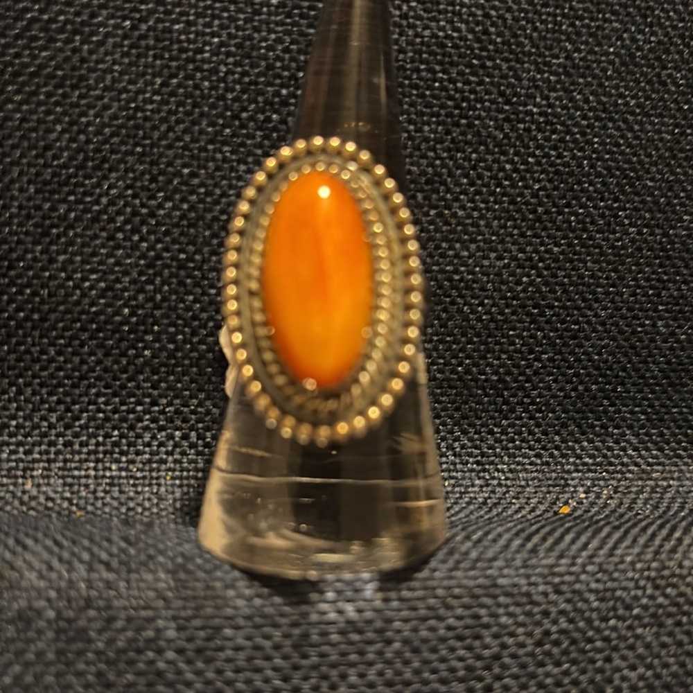 Spiny oyster sterling silver ring - Picture 2 of 8